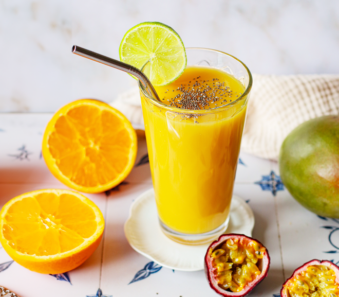 Tropické mango smoothie