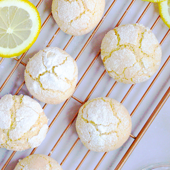 Citronové crinkles